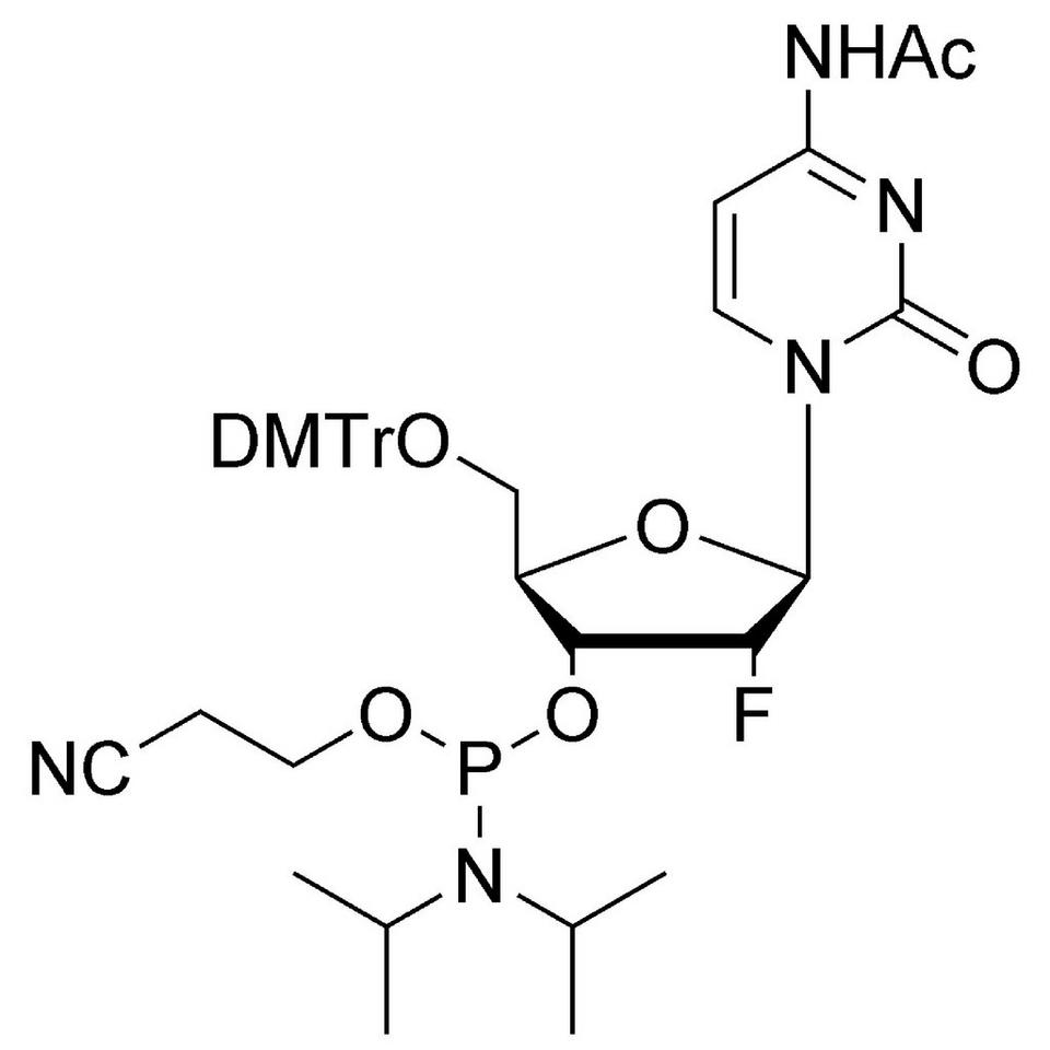 2'-F-C (Ac) CE-Phosphoramidite, 1 g, ABI (15 mL / 20 mm Septum)